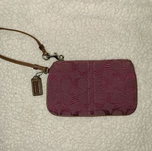 Coach wristlet